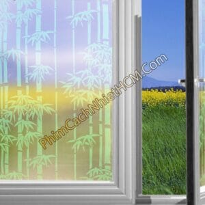 Decal dán kính trang trí T15