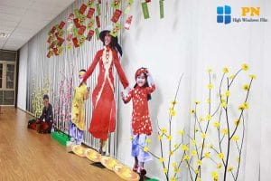 Cách trang trí tết văn phòng