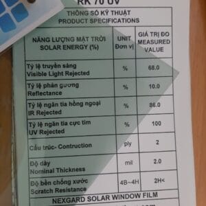 PHIM SIÊU chống tia uv