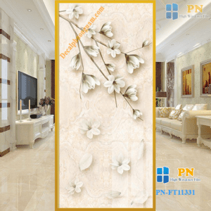 Tranh dán kính hoa nở - FT11331
