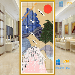 Tranh dán kính phong cảnh - FT21574