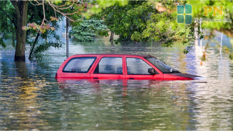 xe ô tô bị ngập nước ảnh hưởng bình ắc quy
