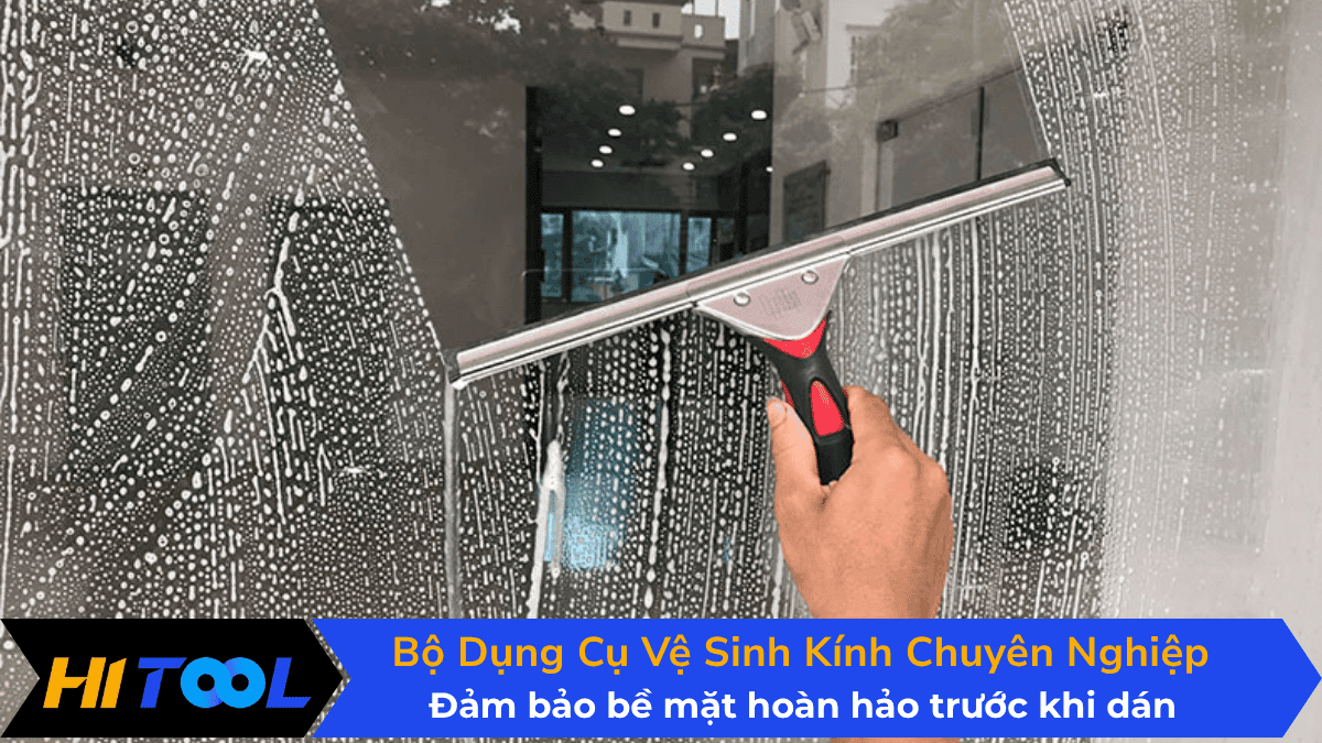 Bộ Dụng Cụ Vệ Sinh Kính Chuyên Nghiệp- Gạt Phime